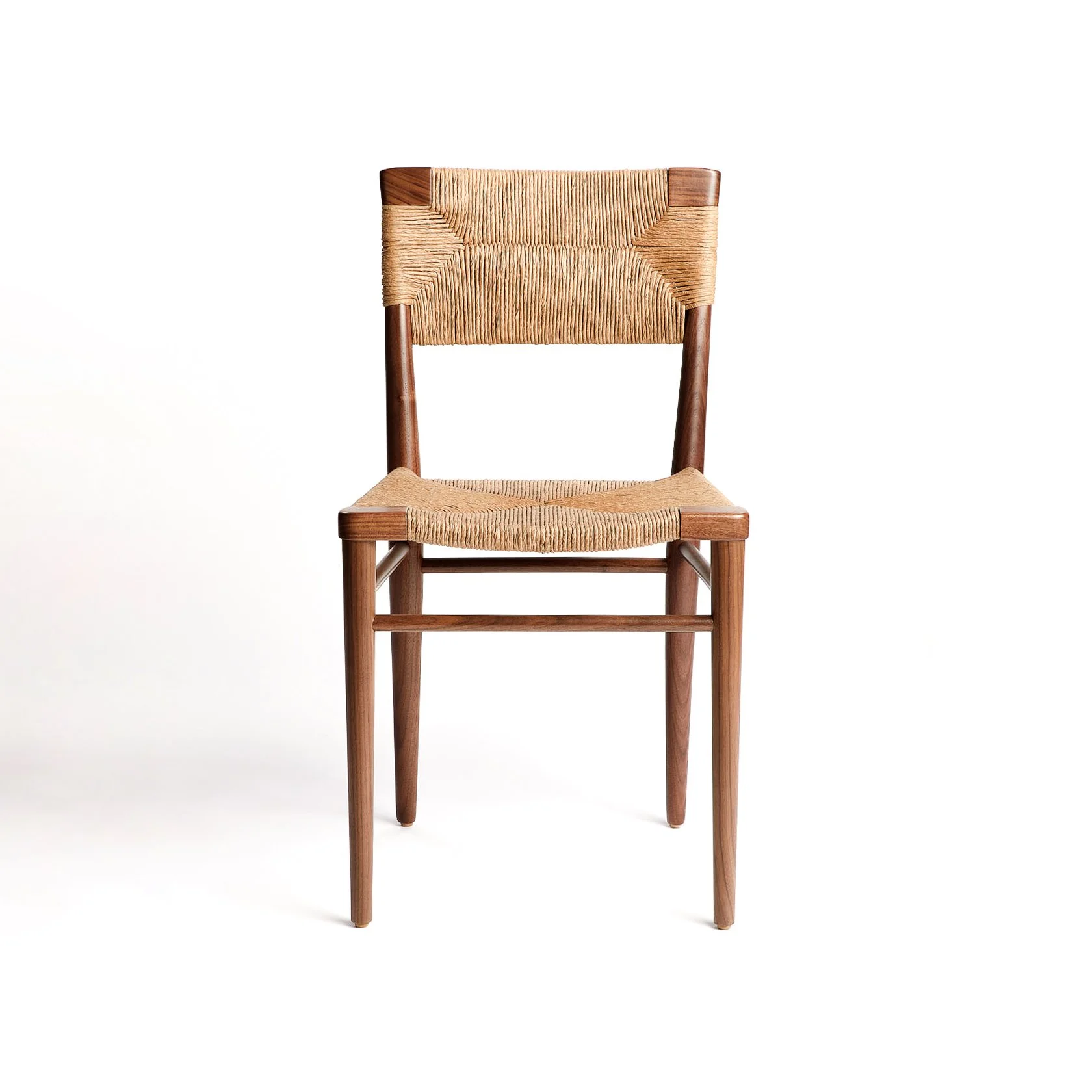 Woven Rush-Backed Dining Chairs - DCA 450 + DCA 650 — Smilow Design